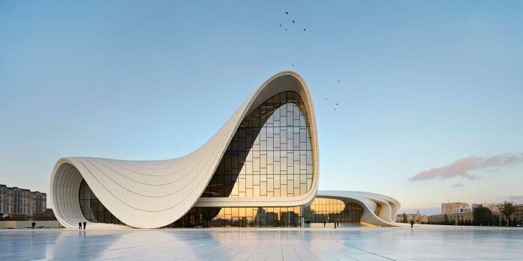El Heydar Aliyev Center, en Baku.