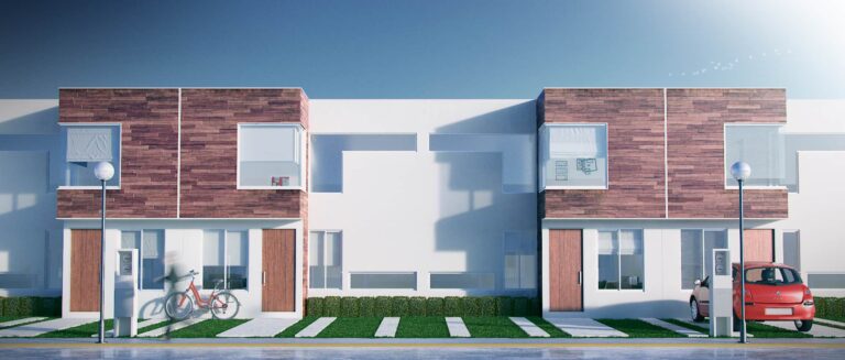 Casa moderna pequeña