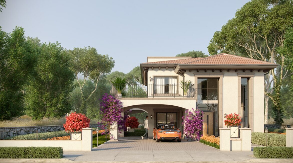 Casa colonial moderna. Mod. Jazmín