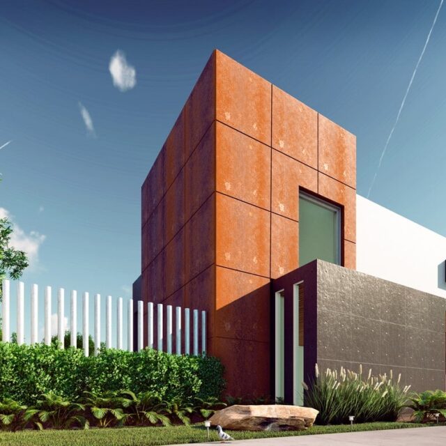 Casa Río diseño de render arquitectónico-renders profesionales